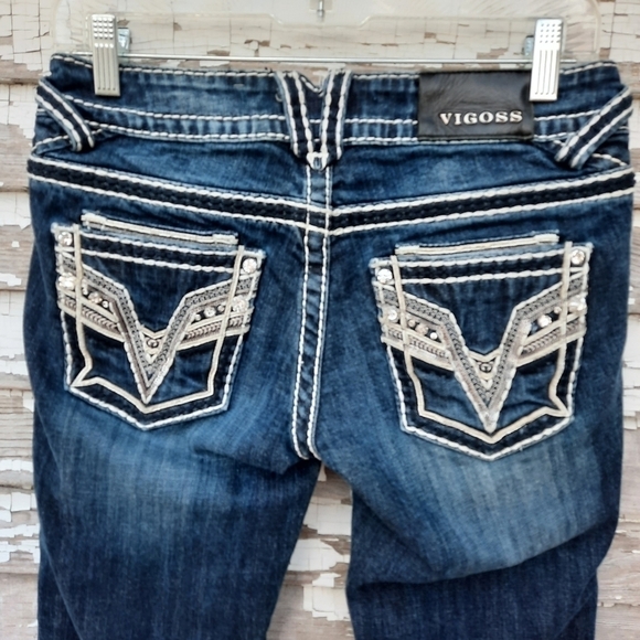 🌟 Vigoss Dublin jean capris size 3/4 - Picture 2 of 6